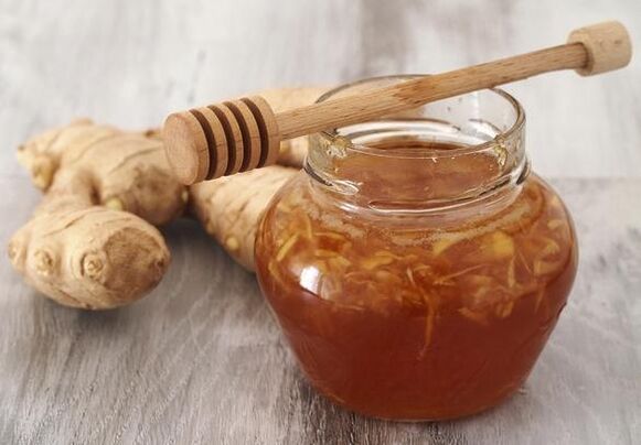O mel natural en combinación coa raíz de xenxibre aumenta a potencia